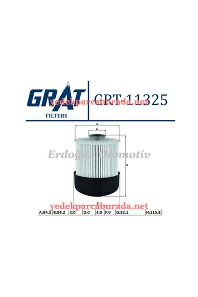 GRAT Clıo 4 Mazot Filtresi 164039594r - 1