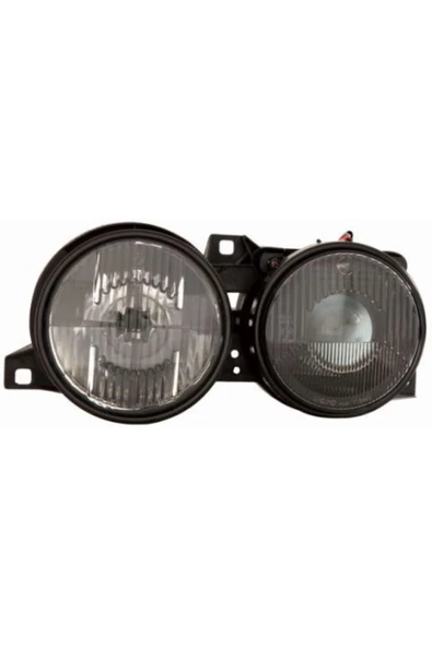 Depo FAR BMW E30 SAG 88-91 SAG-SOL TAKIM ICI SIYAH-DEPO 444-1116PXLD-E2