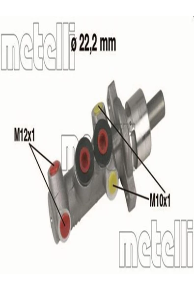 METELLI 05-0310 Ana Merkez (RENAULT: KANGOO 1.4 1.9D 1.5DCİ) 7701205407 (WA547156)