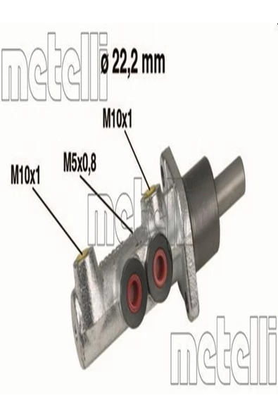 METELLI 05-0354 Ana Merkez Abs Li (FİAT: DOBLO 1.2 1.6 1.3JTD) 7082220 (WE787539) ürün görseli