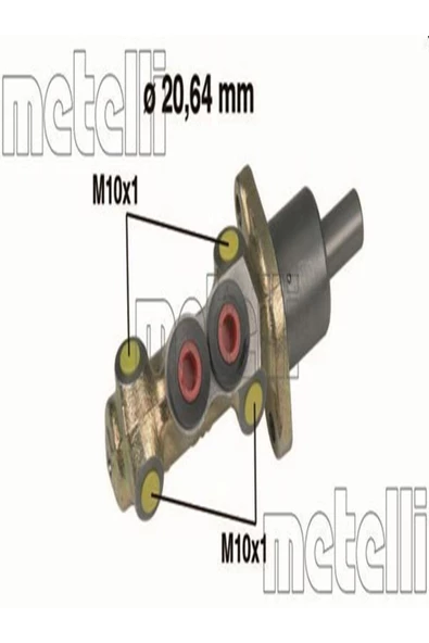 METELLI 05-0207 Fren Ana Merkez 1h1611019a Wh626683