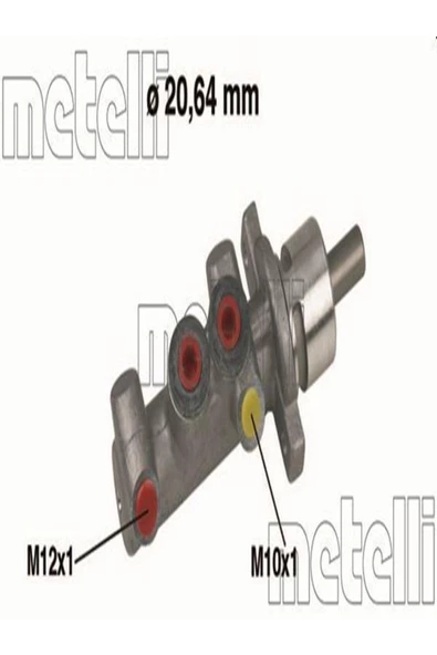 METELLI 05-0416 Ana Merkez Abs Li (RENAULT: CLİO İI 1.2 1.4 1.6 1.5DCİ) 7701205742 (WF217781)