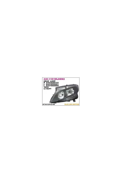 Depo 4479065900 Far ( Mercedes W447 Vıto Sag ) Dpo-440-11d1rmldem2-mar