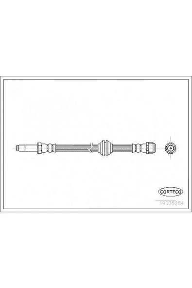 CORTECO FREN HORTUMU ON MERCEDES VIANO W639 03 VITO W639 03 27053