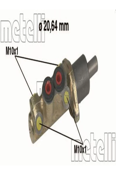 METELLI Yan Sanayi Arc000 Fren Ana Merkez