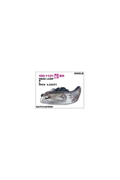 Depo On Far Sag Elektrıklı Peugeot 306 97- Dpo-550-1127r-ld-em-mar - 1