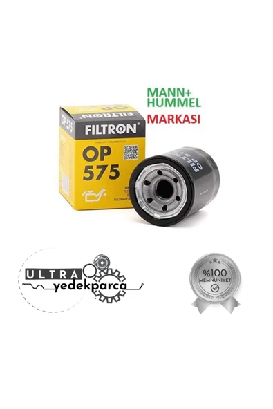 Filtron Yağ Filtresi Mercedes 8 W114 72-76, 123 Sedan W123 76-85, Coupe W111 69-71, S Serisi W116 72-80
