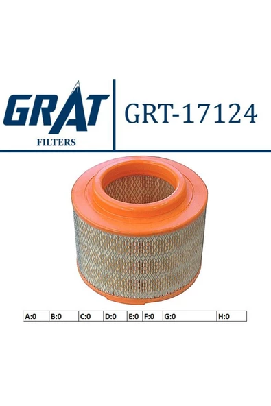 GRAT HAVA FILTRESI FORD RANGER 06- TOYOTA HILUX VIGO 06-11 MAZDA BT50 06-