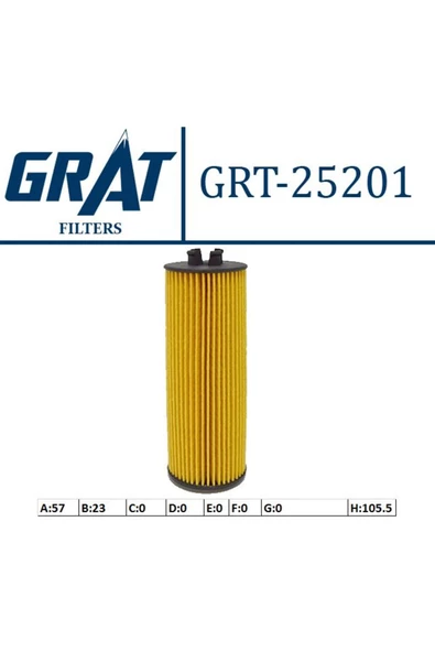 GRAT YAG FILTRESI - ( OPEL  ASTRA H 1.2 1.4 1.6- / ASTRA J 09- 1.4-1.6 / ASTRA K / CORSA C-D-E 1.0 1.2 1.