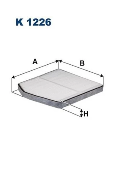 Filtron K1226 Kabin Filtresi (volvo:v70 Iı S60 I Xc90 S80 I Xc70 I ) 30630753 8200410218 (WC949514)