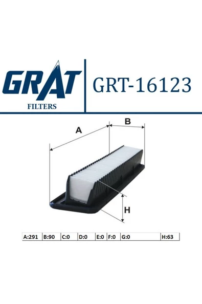 GRAT HAVA FILTRESI - HYUNDAI  I10 0811  1.1 CRDI Uyumlu ürün görseli