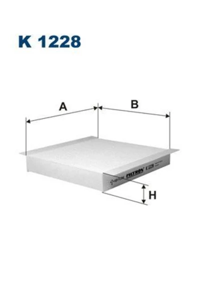 Filtron POLEN FILTRE (FIAT FIORINO/CITROEN NEMO-/PEUGEOT BIPPER 1.4 HDI 02/08- /FIAT LINEA 1.4 MTJ 09/07-) ürün görseli