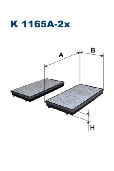Filtron KABIN FILTRESI KARBONLU BMW E65-E66 ürün görseli