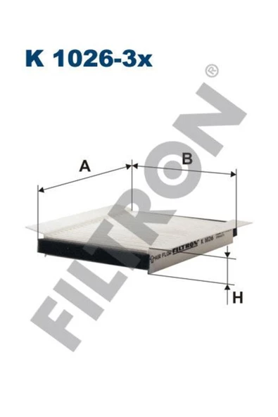 Filtron KABIN FILTRESI (FORD ürün görseli 1