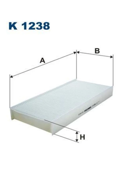 Filtron KABIN FILTRESI KARBONLU ( CITROEN   JUMPY 1.6HDI 2.0 HDI / FIAT SCUDO 1.6 D 2.0 D MTJ) ürün görseli