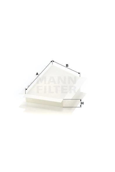 MANN FILTRE KABIN (PEUGEOT  206 1.4 1.6/ P206 + 1.4HDI 70PS 09- )