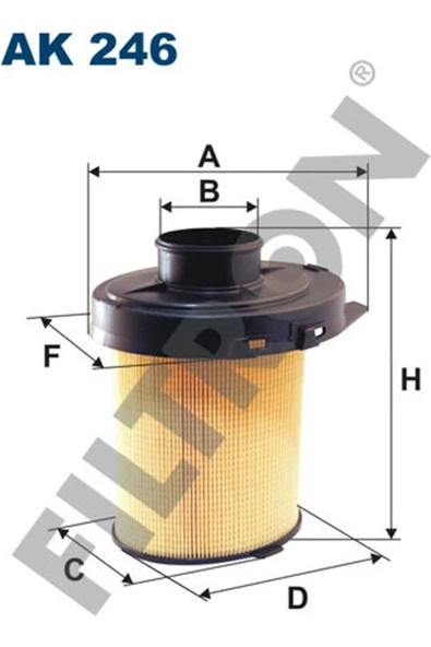 Filtron Hava Filtresi Cıtroen Zx 1.1 60hp 03-91-06-97 Ak246 ürün görseli