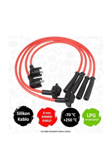TORK PERFORMANS SILIKON BUJI KABLOSU [ FORD - ESCORT IV-V-VI 1.3 86-95 ]