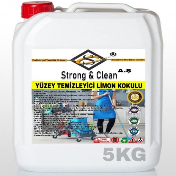 Yüzey Temizleyici Limon Kokulu 5kg