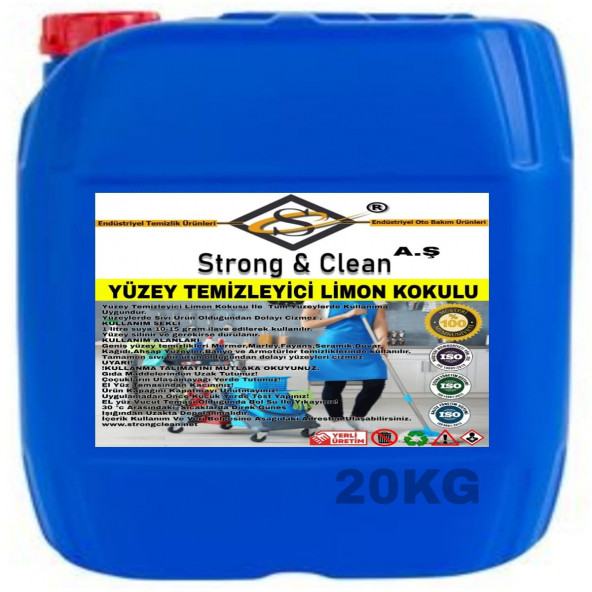 Yüzey Temizleyici Limon Kokulu 20kg