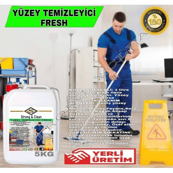 Yüzey Temizleyici Fresh Kokulu 5KG - 2