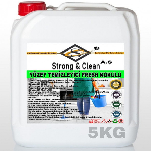 Yüzey Temizleyici Fresh Kokulu 5KG