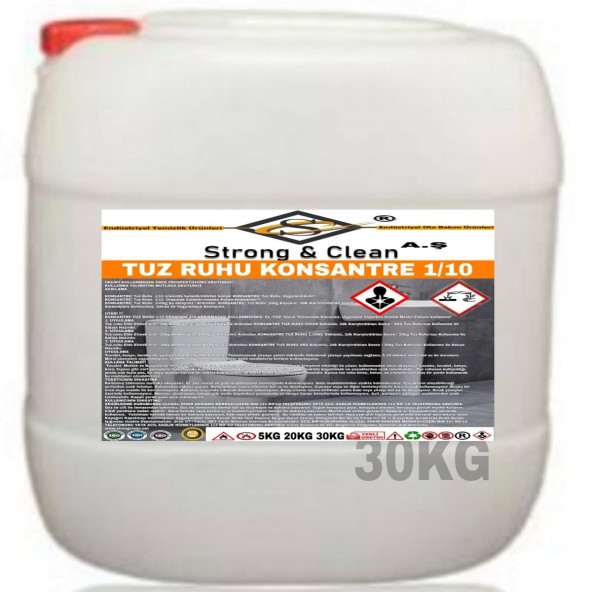 TUZ RUHU KONSANTRE 1/10 30KG