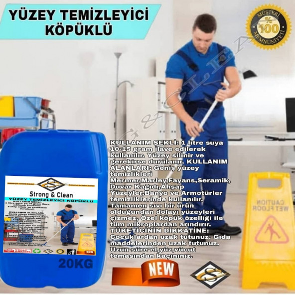 Yüzey Temizleyici Köpüklü 20KG - 2
