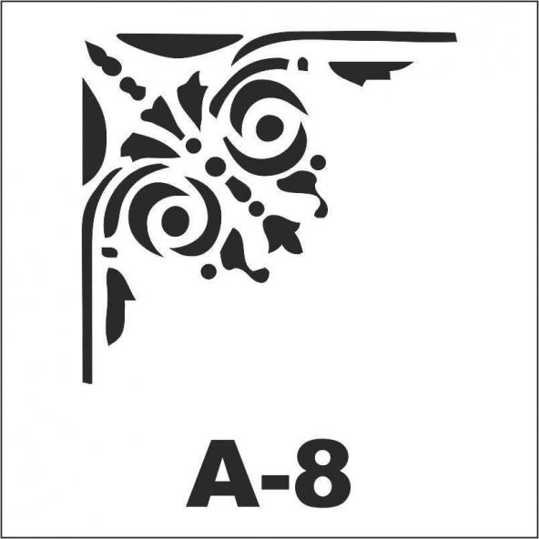 A-8 Artebella Stencil 20x20 Cm
