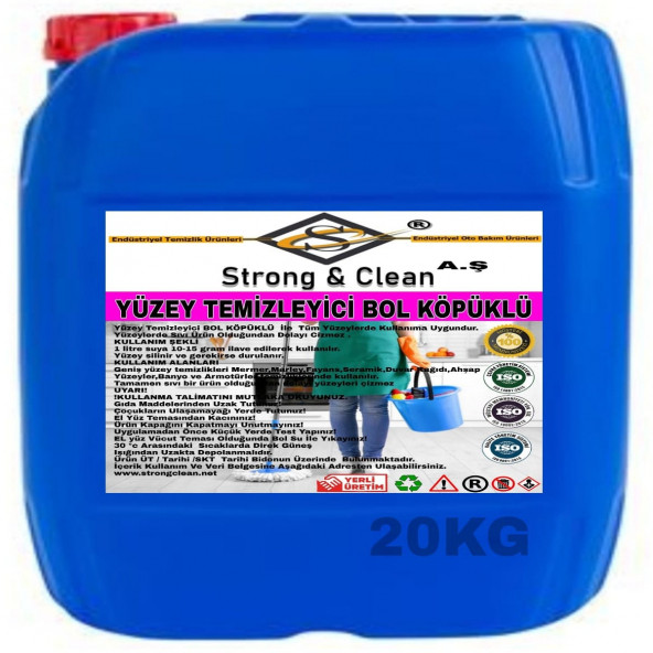 Yüzey Temizleyici Köpüklü 20KG