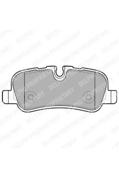 DELPHİ FREN BALATASI ARKA ( DISCOVERY III / R.ROVER SPORT 2.7 ) WVA 24192 ürün görseli 1