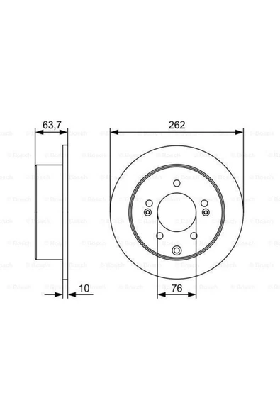 Bosch Fren Dıskı Ön I30 2.0 I 09-9