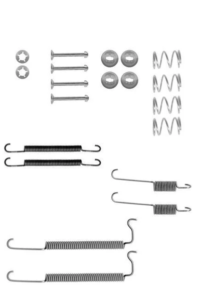 DELPHİ Fren Pabuç Montaj Takımı Arka Opel Corsa. Kadett. Vectra 84 10/95 Uyumlu
