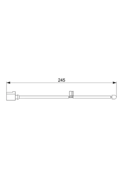 Bosch BALATA FISI-245MM VW AUDI PORSCHE