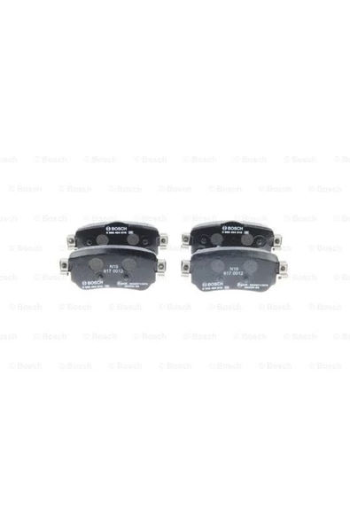 Bosch FREN BALATASI ARKA NISSAN QASHQAI J11 2013-/ XTRAIL T32 15-/ RENAULT KADJAR KOLEOS 2015-/