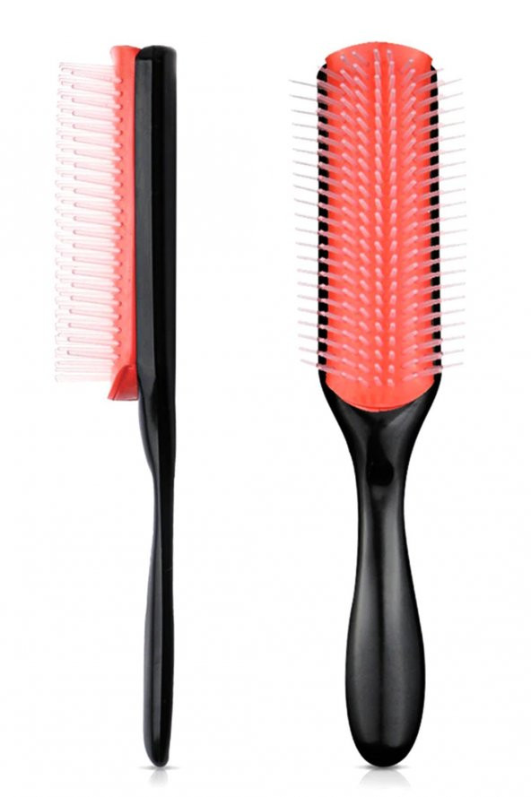 Styling Brush 9 Saç Fırçası Kıvırcık Saç için Tarak