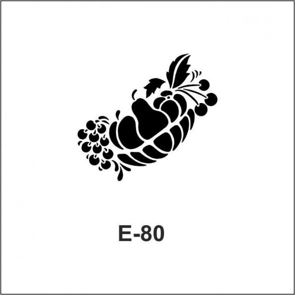 E-80 Artebella Stencil 10x10 Cm
