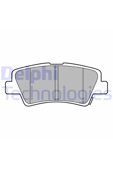 DELPHİ FREN BALATASI ARKA (HYUNDAI  I10 14// I20 14/ / BLUE 11/ / I30 12/ / IONIQ 1.6GDI / TUCSON 2015/