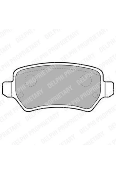 DELPHİ FREN BALATASI ARKA WVA 23417 ( OPEL   ASTRA G ZAFIRA 01-- )