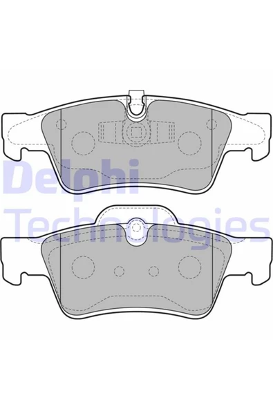 DELPHİ FREN BALATASI ARKA MERCEDES G-SERISI (W463) GL-SERISI (X164) M-SERISI (W164) R-SERISI (W251, V251)