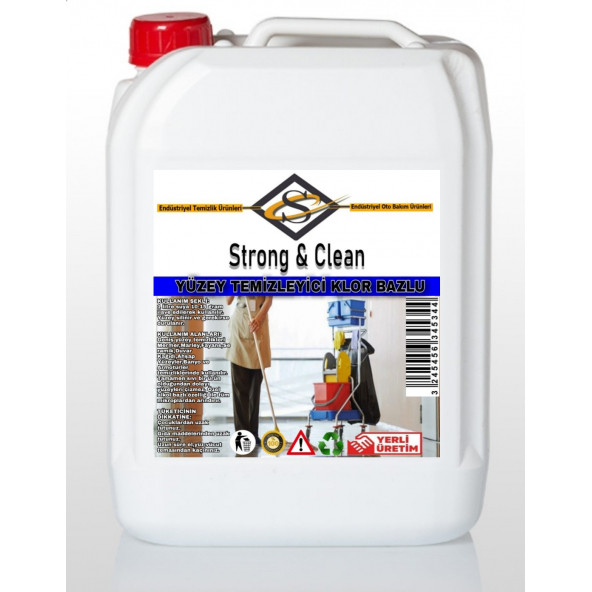Yüzey Temizleyici Klor Bazlı 5KG