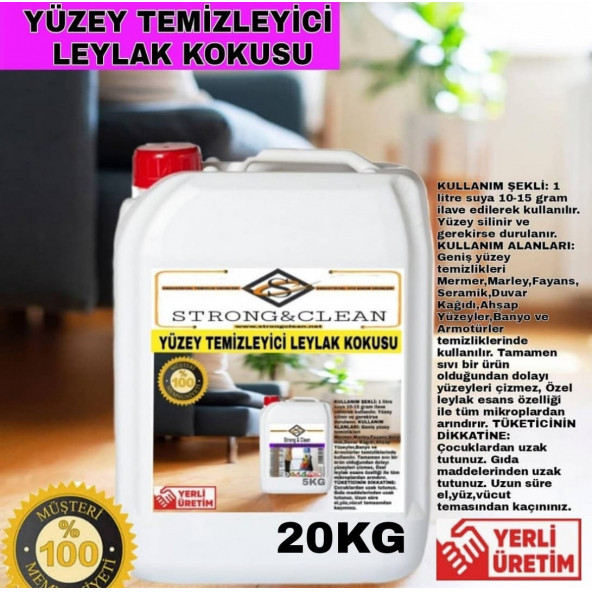 Yüzey Temizleyici Leylak Kokulu 20kg