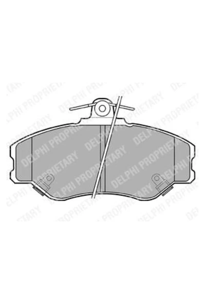 DELPHİ BALATA FREN ON-(HYUNDAI: H100 94>08 MINUBUS/H100 94>03 KAMYONET ) ürün görseli