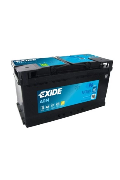 EXIDE EK960 96Ah 850A 353x175x190 (mm)