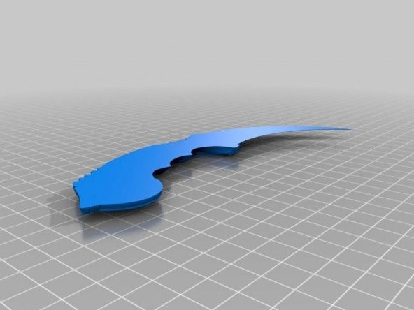 Karambit Bıçağı Csgo Sağ Sol Ayrı Oyuncak Organik Plastikten - 4
