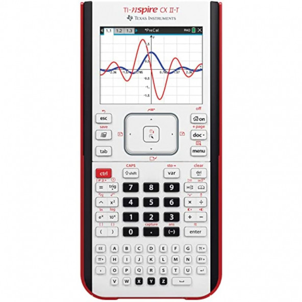 Texas Instruments TI-Nspire CX II-T Grafik Hesap Makinesi ve Yazılım