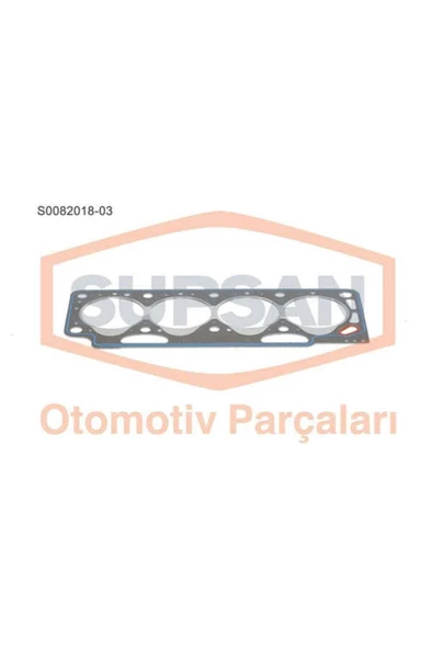 SUPSAN S0082018-3 Silindir Kapak Contası 3 Delık R19 Clıo Express Kangoo Megane 1.9d F8q Saçlı Klıng