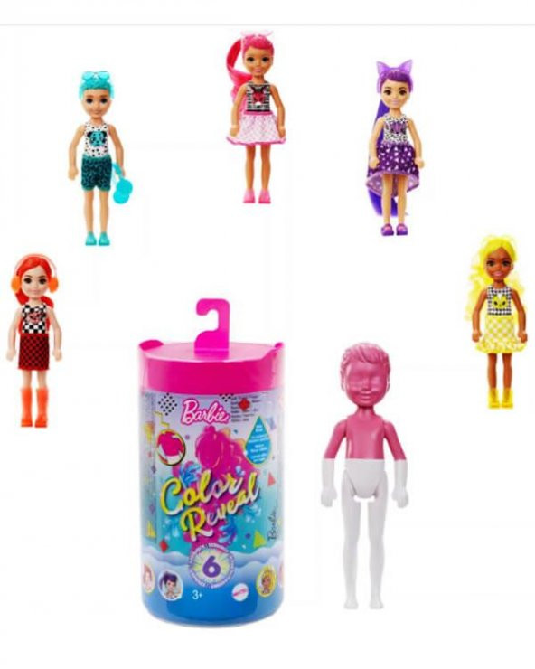 Barbie Color Reveal Renk Değiştiren Bebek GTT24