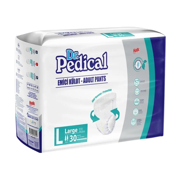 Dr.Pedical Emici Külot Büyük Boy Hasta Bezi Large 90 Adet - 2