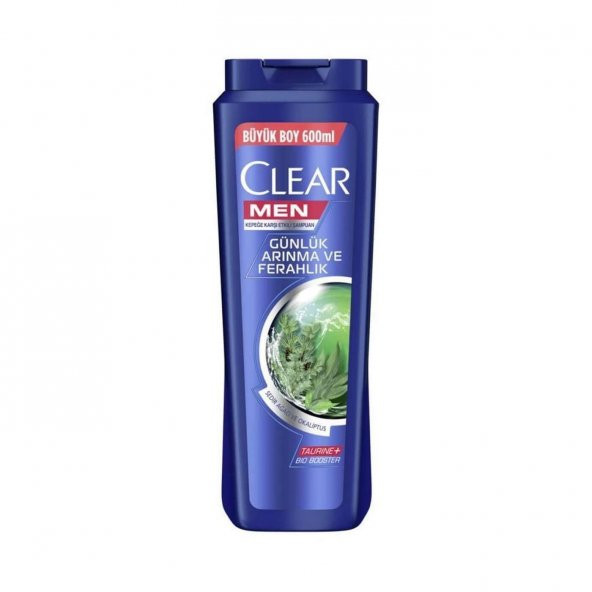 Clear Men Şampuan 600ml Günlük Arınma Ve Ferahlık